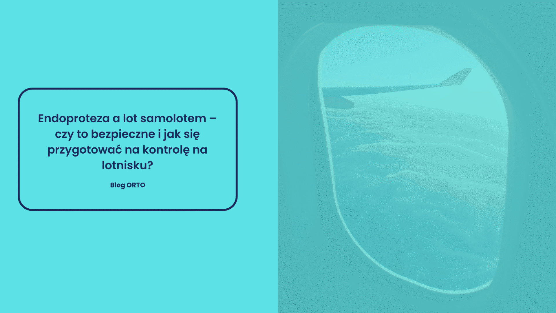 Endoproteza a lot samolotem  – czy to bezpieczne i jak się przygotować na kontrolę na lotnisku?