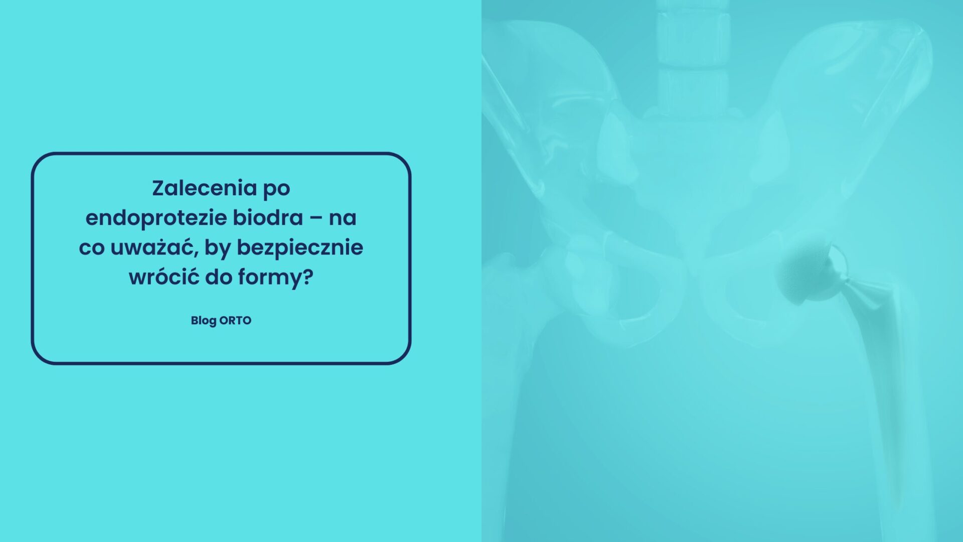 Zalecenia po endoprotezie biodra – na co uważać, by bezpiecznie wrócić do formy?
